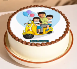 fathers day cake dad my happy ride cake online delivery India