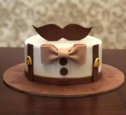 fathers day cake dad my stylish moustache cake online delivery India