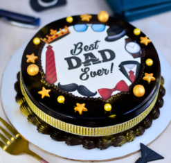 fathers day cake dad my ultimate hero cake online delivery India
