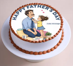 fathers day cake daddys little princess love cake online delivery India