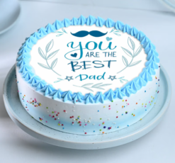 fathers day cake dads elegant celebration cake online delivery India