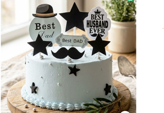 Dad’s Golden Memories Photo Cake fathers day cake dads golden memories photo cake online delivery India