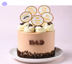fathers day cake dads heartful celebration cake online delivery India