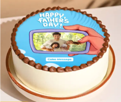 fathers day cake dads memory frame cake online delivery India