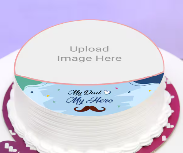 Dad’s Memory Lane Photo Cake 1