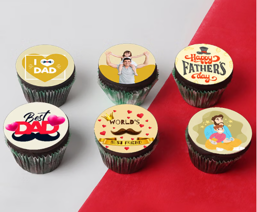 Dad’s Sweet Love Cupcakes fathers day cupcakes dads sweet love cupcakes online delivery India
