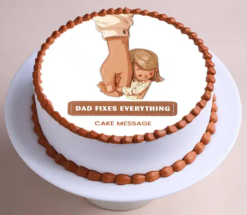 fathers day cake dads warm hug cake online delivery India