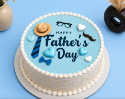 fathers day cake for dad elegant gentleman cake online delivery India