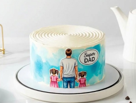 Elite Dad Ever Cake fathers day cake elite dad ever cake online delivery India