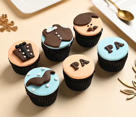 Elite Dad Special Cupcakes fathers day cupcakes elite dad special cupcakes online delivery India