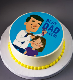 fathers day cake from daughter little princess love cake for dad online delivery India