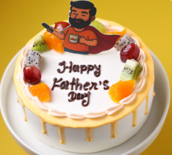 fathers day cake superdad fruity explosion cake online delivery India