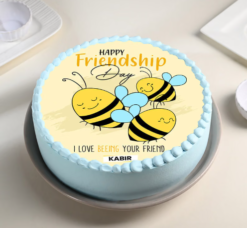 Bee Besties Forever Cake for Friendship Day celebration