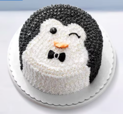 Snowy Penguin Celebration Cake kids penguin theme designer birthday cake online India